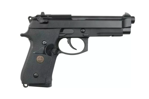 WE - Репліка пістолета ASG M9A1 - зелений газ - чорний - WET-02-000982