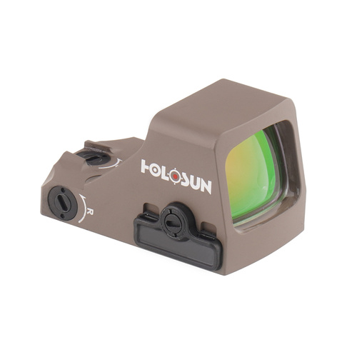 Holosun - Коліматорний приціл HS407K Open Reflex SubCompact Pistol Sight - FDE - HS407K-X2-FDE