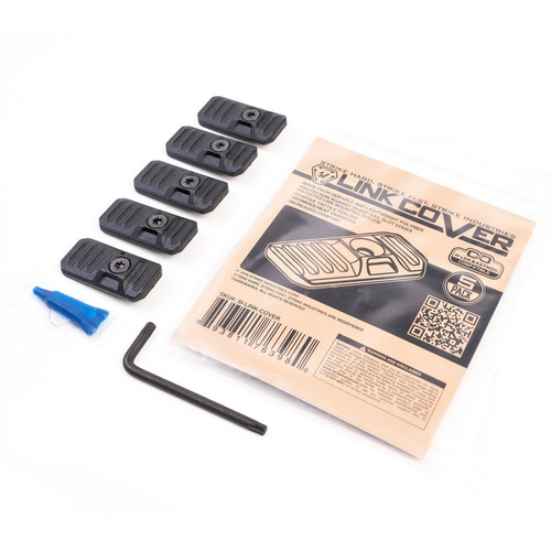 Strike Industries - LINK Cover захисні ковпачки для отворів M-LOK / KeyMod - 5 шт. - FDE - SI-LINK-COVER-FDE