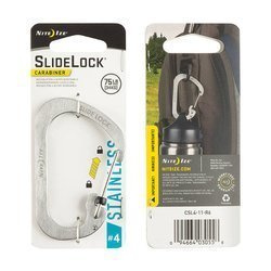 Nite Ize - Карабін SlideLock №4 - сталевий - CSL4-11-R6
