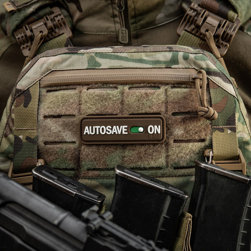 M-Tac - Нашивка Autosave PVC - 3D - Coyote - 51116705