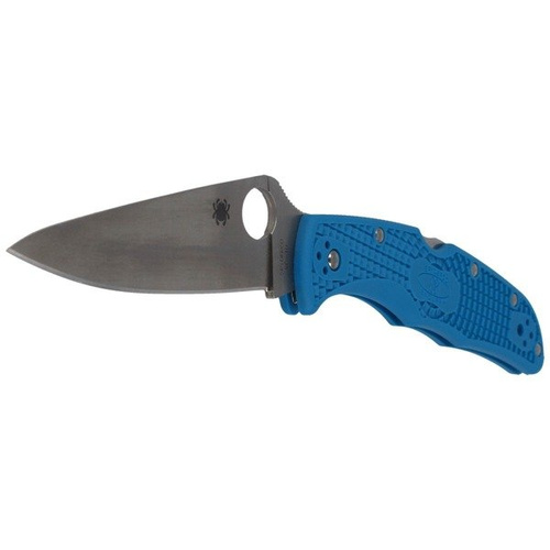Складаний ніж Spyderco - Endura® 4 FRN Flat Ground Blue - C10FPBL