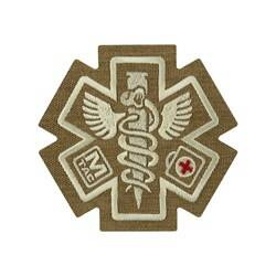 M-Tac - Медична нашивка з вишивкою Paramedic - Coyote - 51432005