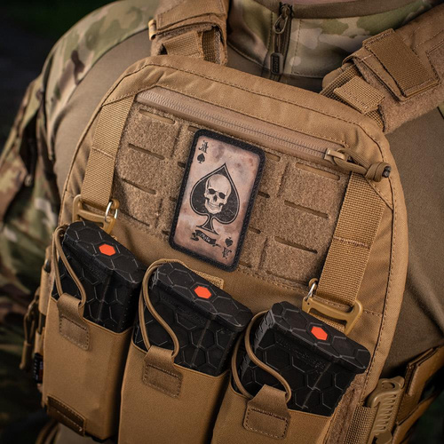M-Tac - Нашивка Ace of Spades - Morale Patch - Чорний / Coyote - 51101005