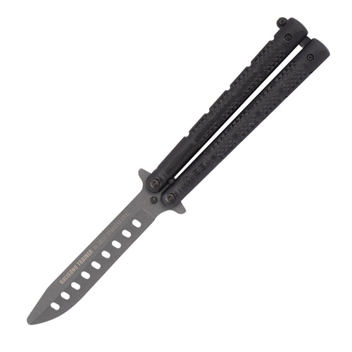 K25 - Тренувальний ніж Balisong - сірий - 36252