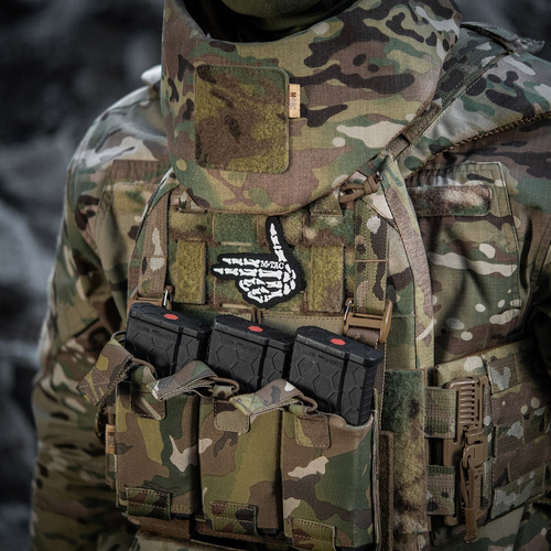 M-Tac - Нашивка Skeleton Shooter - Вишивка - 500D Cordura - Чорний - 51375002