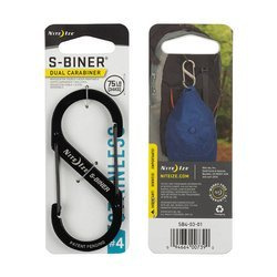 Nite Ize - S-Biner карабін №4 - чорний - SB4-03-01