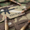 M-Tac - Нарукавна нашивка AR-15 223/5.56 Laser Cut - Multicam/Black - 51111802 - 51111802