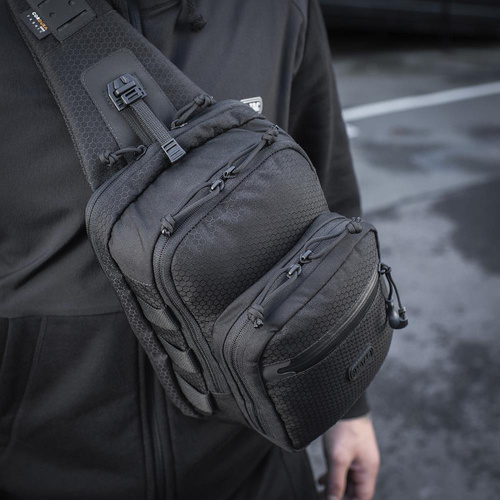 M-Tac - Рюкзак Cross Bag Slim Elite Hex - Чорний - 10210002
