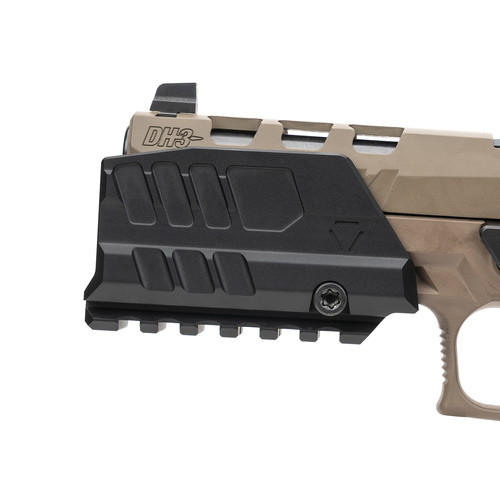Strike Industries - Противибуховий щиток для пістолетів SMC Alfa/Bravo - Чорний - SI-SMC-BS-S