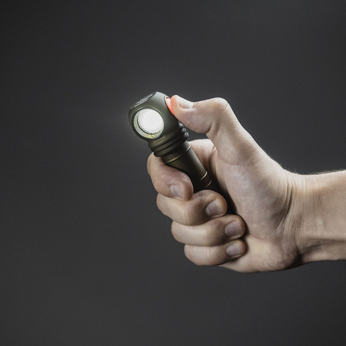 Armytek - Налобний ліхтар Wizard C2 Pro - Магнітний зарядний пристрій - 2500 лм - 18650 - оливковий - F08701CO
