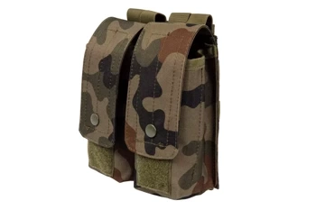GFC Tactical - Подвійний магазин типу AK / AR - MOLLE - Нейлон - Wz. 93 PL Woodland - GFT-19-016371
