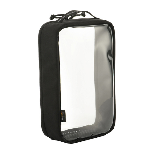 M-Tac - Велика прозора кишеня Elite Large - 30 x 19 cm - чорна - 10147002-L