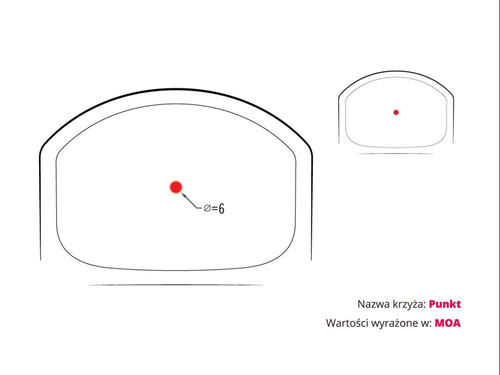 Vortex Optics - Коліматор-бритва з кріпленням Picatinny - 3 MOA / 6 MOA - RZR-2001/RZR-2003