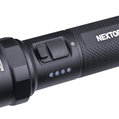 NEXTorch - Світлодіодний тактичний ліхтар P84 з акумулятором 4800 mAh - 3000 лм - чорний - P84