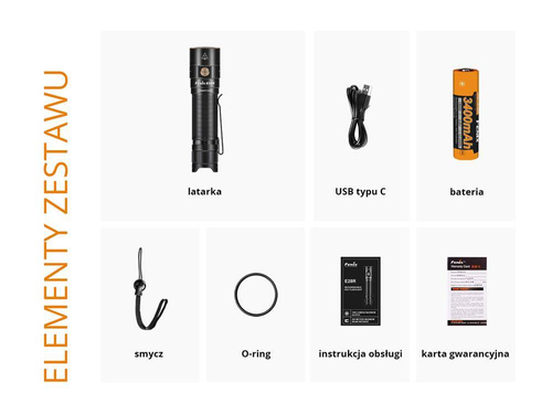 Fenix - акумуляторний ліхтар E28R - 1500 лм