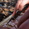 Schrade - Складаний ніж для шлуночків - срібло - 1159323