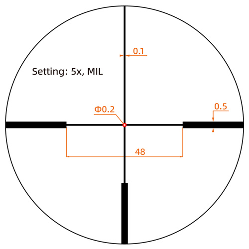 Vector Optics - LPVO Scope Forester 1-5x SFP - 30 мм - G4 Fibre - Чорний - SCOC-54