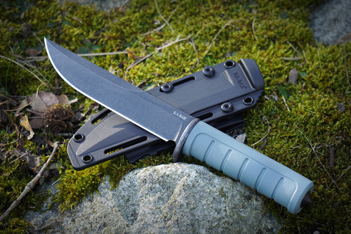 Ka-Bar - Ніж з фіксованим лезом Dust I 6,125″ - Clip Point - D2 - Зелеий - 6100