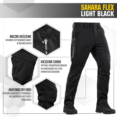 M-Tac - Трекінгові штани Sahara Flex Lite - чорний - 20064002