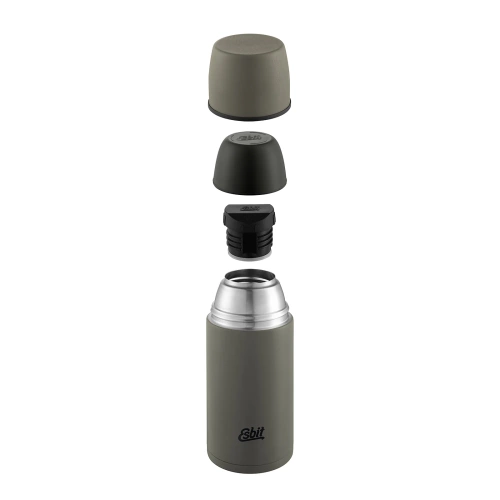 Esbit - Термос класичний вакуумний - 750 мл - нержавіюча сталь 18/8 - Olive Green - VF750ML-OG