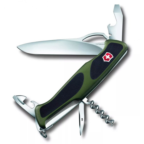 Victorinox - Кишеньковий ніж RangerGrip 61 - зелений / чорний - 0.9553.MC4
