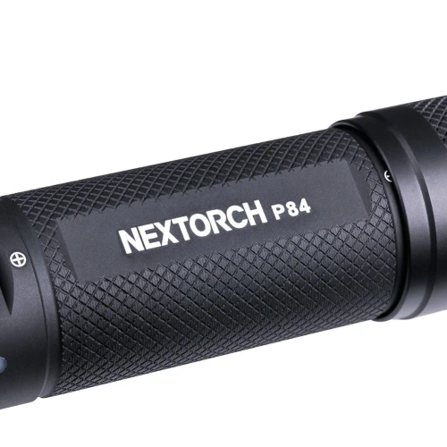 NEXTorch - Тактичний світлодіодний ліхтар P84 - 21700 4800 мАг - 3000 лм - Чорний - NEXT-P84