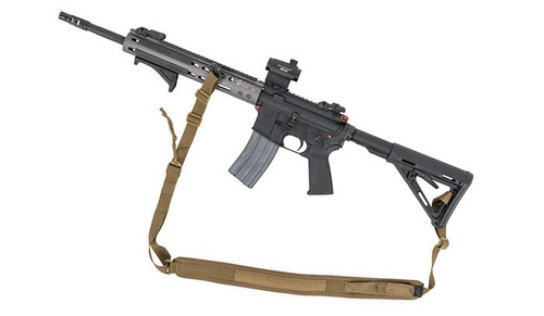 Helikon - Двоточковий ремінь для зброї - Coyote Brown - ZW-RFS-PO-11