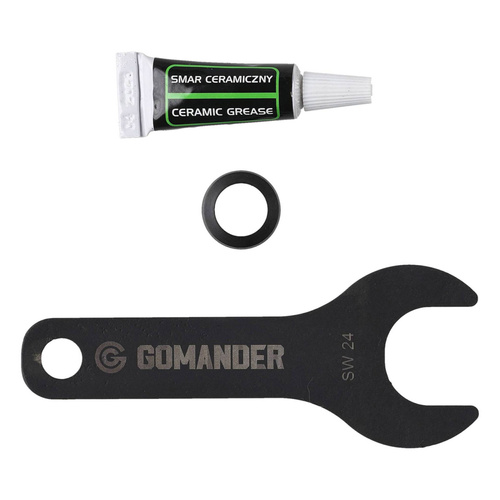 Gomander - Компенсатор полум'я Quadron - 7,62 мм - 5/8x24 UNEF-9 - чорний - TB0.10173