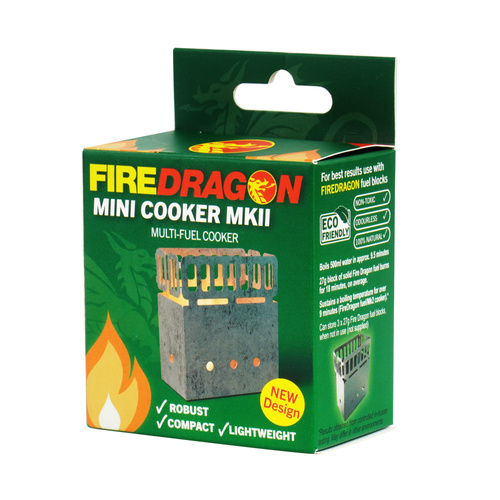 BCB - Міні-піч FireDragon Mini Cooker MkII - Нержавіюча сталь - CN375