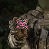 M-Tac - Нашивка Kitty Pink - Вишивка - Жовто-блакитний бант - MultiCam - 51393008