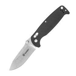 Ganzo - G7412 EDC Складаний ніж зі свистком - G-Lock - Чорний - G7412-BK-WS