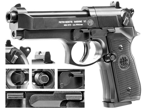 Umarex - Пневматичний пістолет Beretta M92 FS - 4,5 мм Diabolo - чорний - 419.00.00