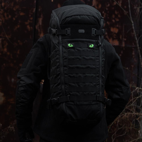 M-Tac - Світловідбиваючі нашивки Tiger Eyes Laser Cut - пара - чорний - 51140002