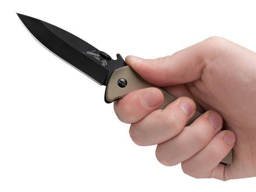 Kershaw - Тактичний ніж Emerson 6054BRNBLK - 8Cr14MoV - чорний - 6054BRNBLK