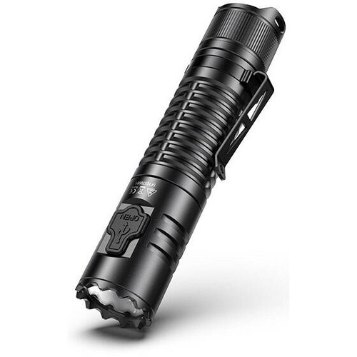 Speras - EST KIT Світлодіодний тактичний ліхтар з акумулятором 3100 mAh - 1900 lm - Чорний - SPERAS EST KIT