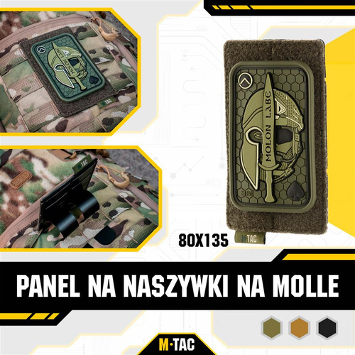 M-Tac - Комутаційна панель MOLLE - 80 x 135 мм - Оливковий - 10122001