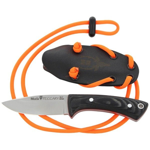 Muela - Тактичний ніж для шиї - X50CrMoV15 - чорний - PECCARY-8M