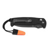 Ganzo - G7413 EDC Складаний ніж зі свистком - G-Lock - Чорний - G7413-BK-WS