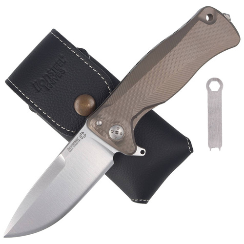 LionSteel - SR11 Складаний ніж - Sleipner - коричневий - SR11 B