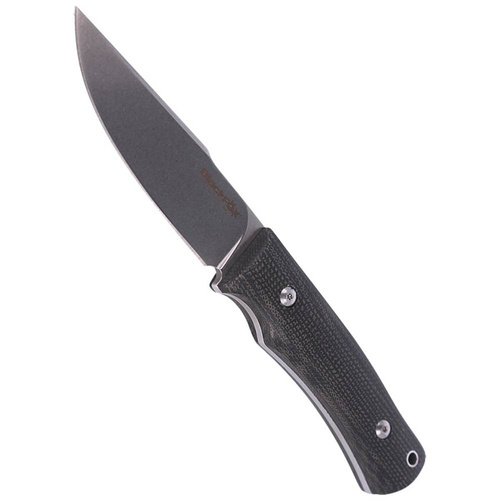FOX - Тактичний ніж Explorator Linen Micarta - 440C - чорний - BF-749