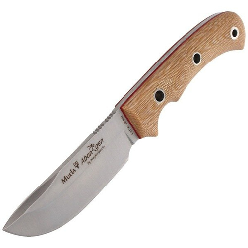 Muela - Nóż Full Tang Bushcraft Micarta 120 мм - ABORIGEN-12D
