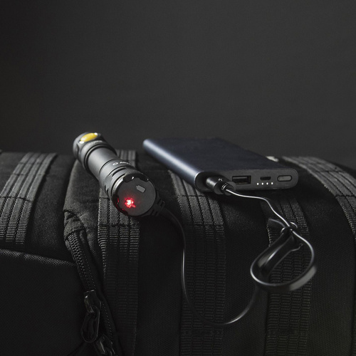 Armytek - Світлодіодний ліхтар Partner C2 - тепле світло - 1020 лм - 18650 - чорний - F07802W