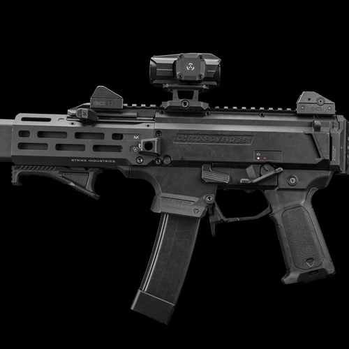 Strike Industries - Збільшена воронка магазину для пістолета-кулемета CZ Scorpion EVO - чорна - SI-CEVO-MAGWELL