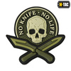 M-Tac - Нашивка No Knife - No Life 3D PVC - Olive - 51128001