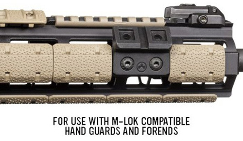 Magpul - Зміщена планка M-LOK® для кріплення тактичного ліхтаря - полімерна - чорна - MAG605-BLK