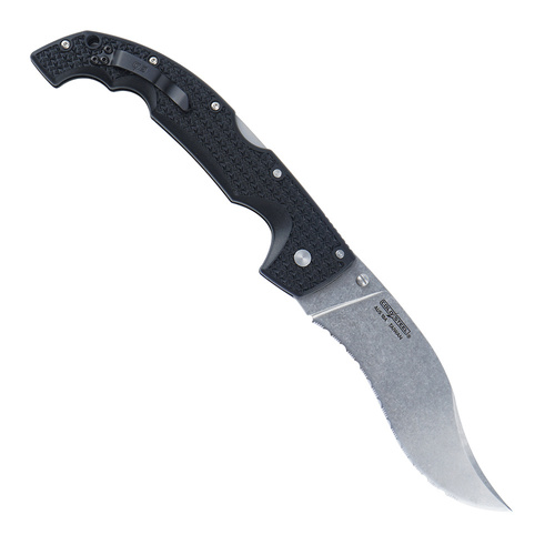 Cold Steel - Складаний ніж із зубцями Voyager Vaquero XL - AUS10A - чорний - 29AXVS