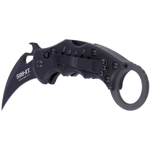 FOX - Складаний ніж Karambit - N690Co - чорний - FX-599 XT