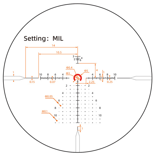 Vector Optics - Приціл LPVO Constantine HD 1-10x24 - FFP - VCO-2 MIL - Чорний - SCFF-42