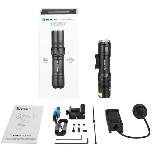 Olight - Тактичний ліхтар Odin GL Mini - 1000 люмен - Picatinny - ODIN-GL-MINI